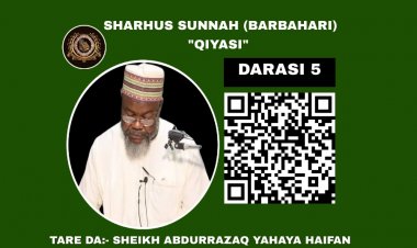 005 SHARHUS SUNNAH (QIYASI)
