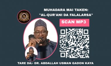 MUHADARA: AL-QUR'ANI DA FALALARSA